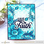 Altenew Linked Spots and Dots Background Stencil alt10591 blue