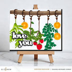Altenew Love Preserved 3D Embossing Folder alt11218 love you