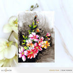 Altenew Lovely Flowers Press Plates alt10585 vivid colors