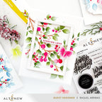 Altenew Lush Berry Branch Coloring Stencils and 3D Embossing Folder Set love