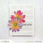 Altenew Lush Botanicals African Daisy 3D Embossing Folder and Die Set alt11382 love you