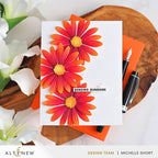 Altenew Lush Botanicals African Daisy 3D Embossing Folder and Die Set alt11382 sending sunshine