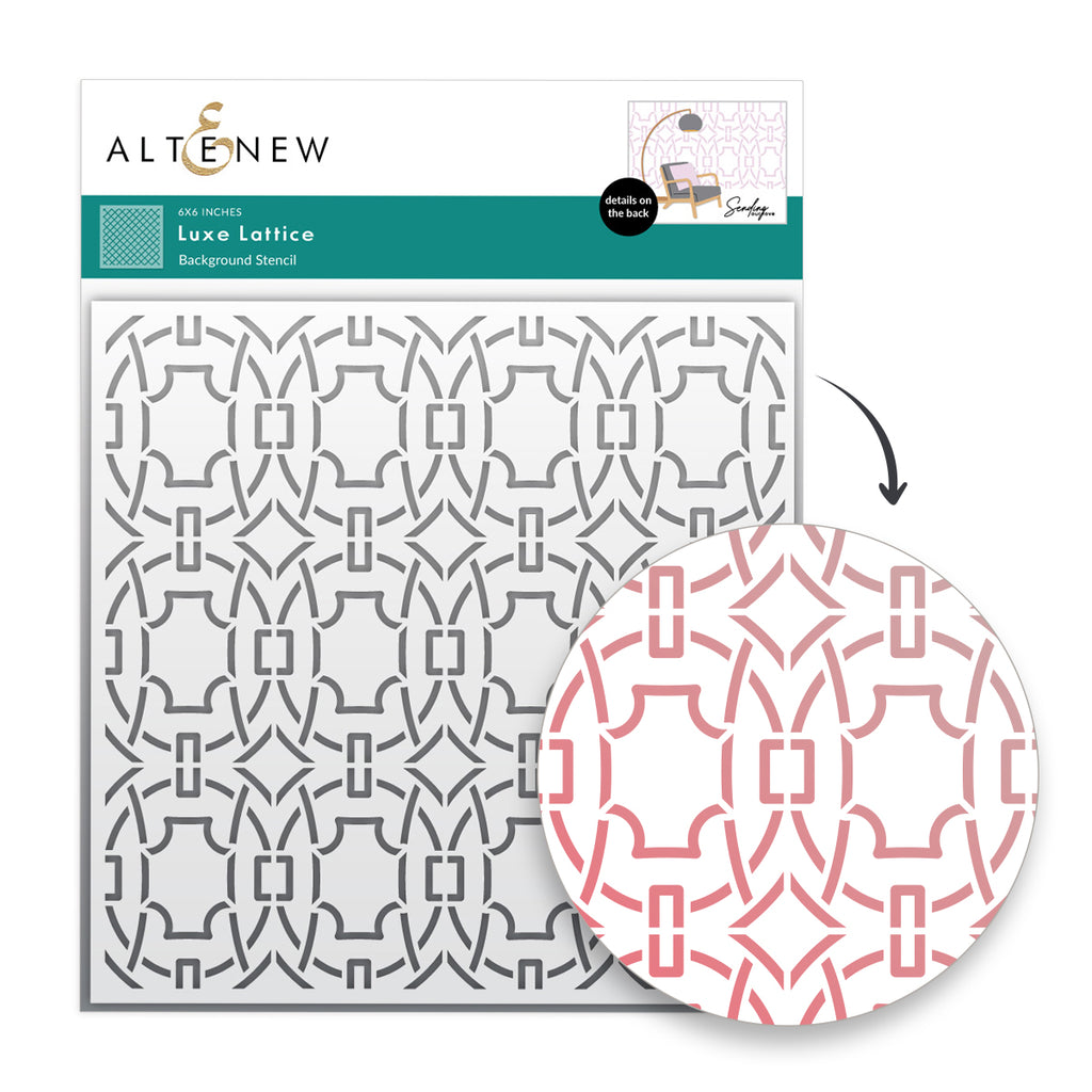 Altenew Luxe Lattice Stencil alt11251