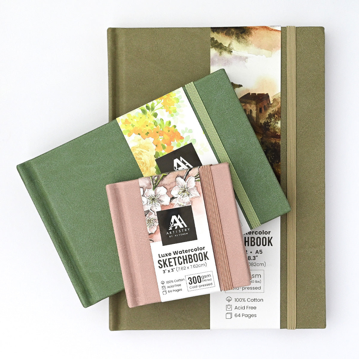 Altenew Luxe Watercolor Sketchbook Collection Set