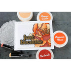 Altenew Magical Peony Simple Coloring Stencils alt10878 orange | color-code:ALT01