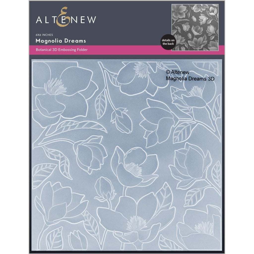 Altenew Magnolia Dreams 3D Embossing Folder alt10767