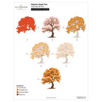 Altenew Majestic Maple Tree Layering Dies alt10984 layering guide