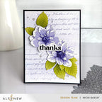 Altenew Making Moments Press Plate alt11413 purple flowers