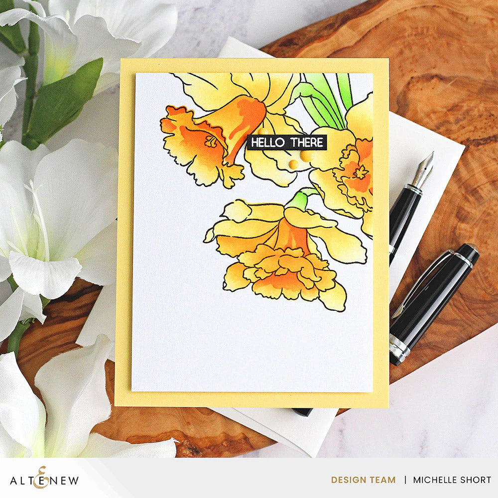 Altenew Maple Yellow Fresh Dye Ink Pad alt8308 hello