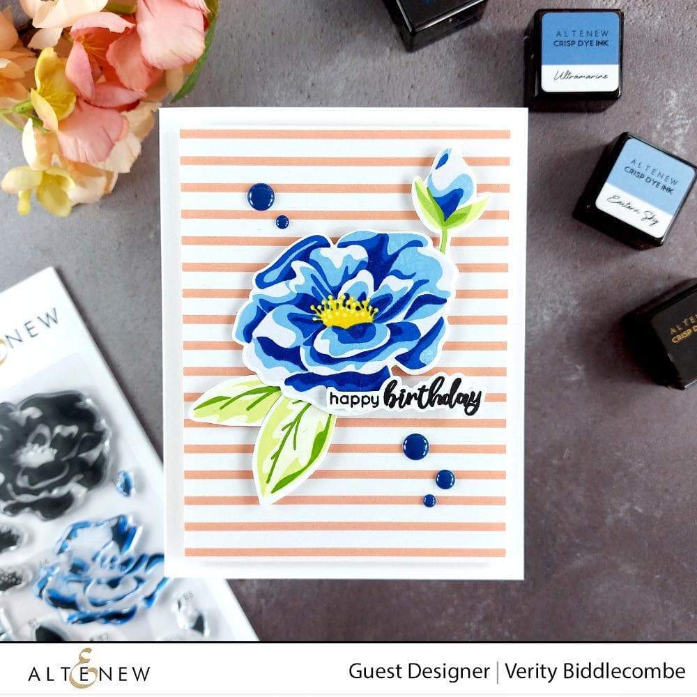 Altenew Marbled Bloom Masked Stencil alt6035* birthday