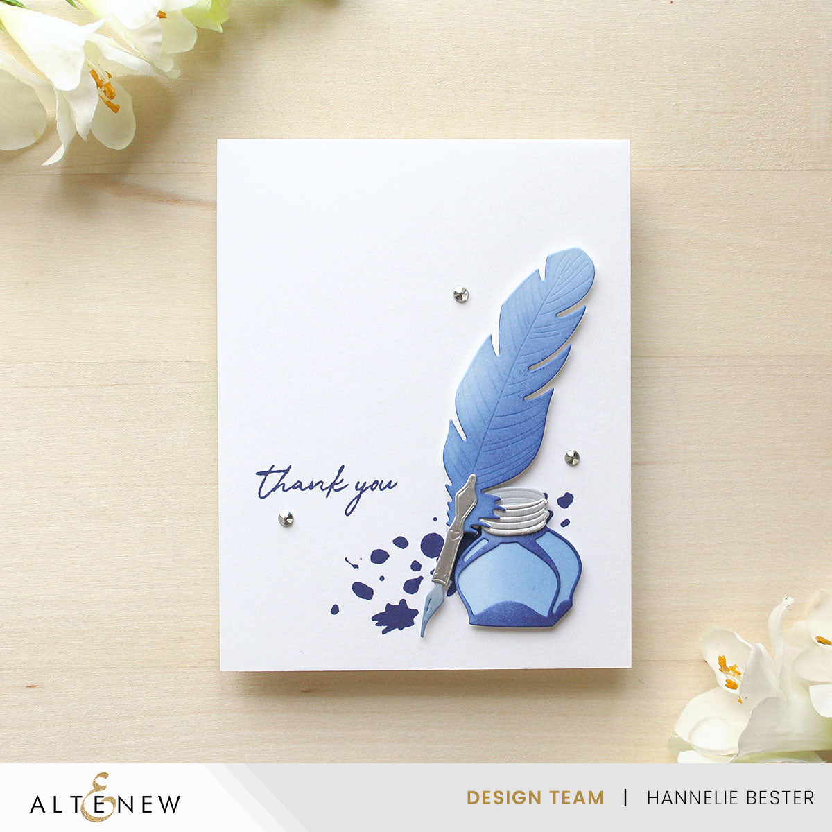 Altenew Marine Life Fresh Dye Ink Pad Set thank you