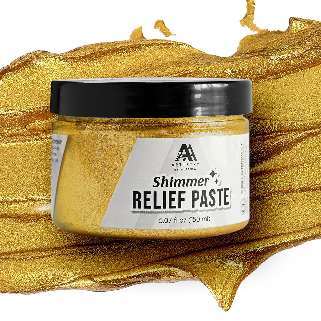 Altenew Mayan Gold Shimmer Relief Paste alt8642