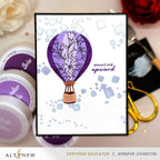 Altenew Midnight Violet Fresh Dye Ink Pad alt8538 balloon