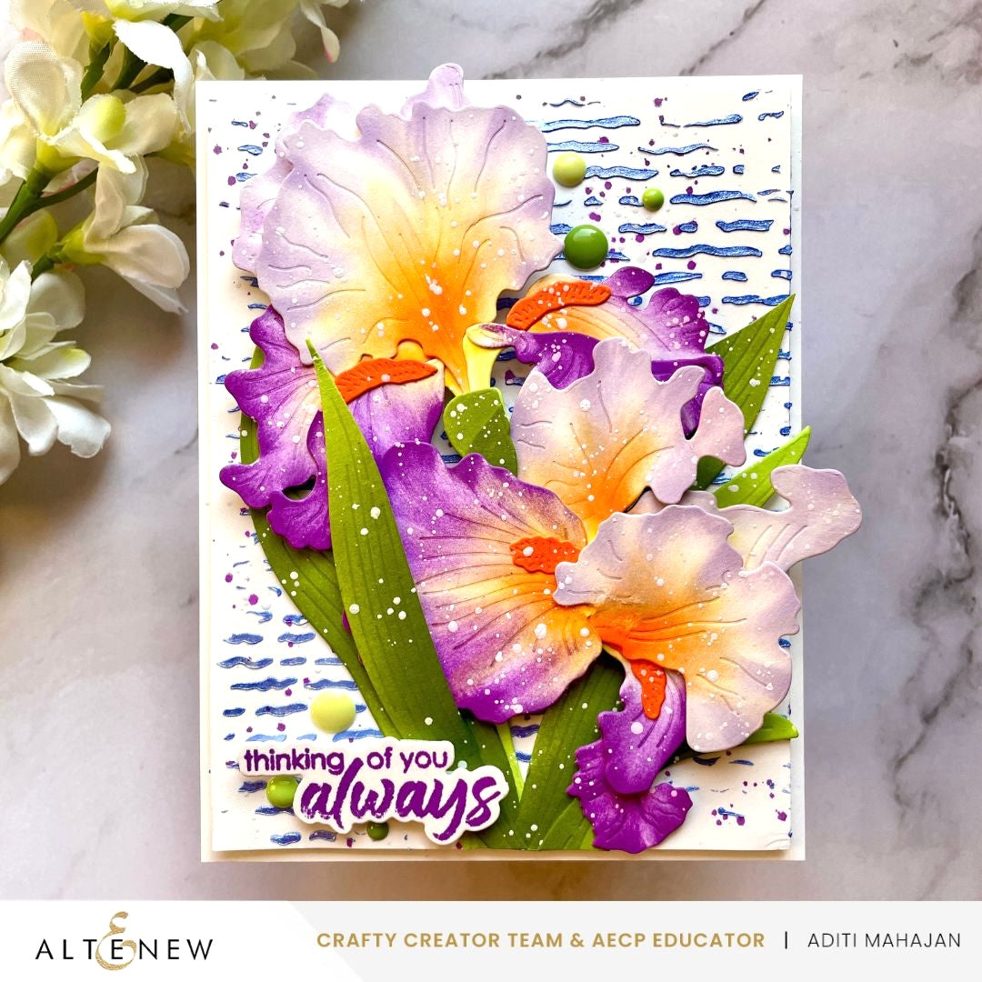 Altenew Midnight Violet Fresh Dye Ink Pad alt8538 thinking of you