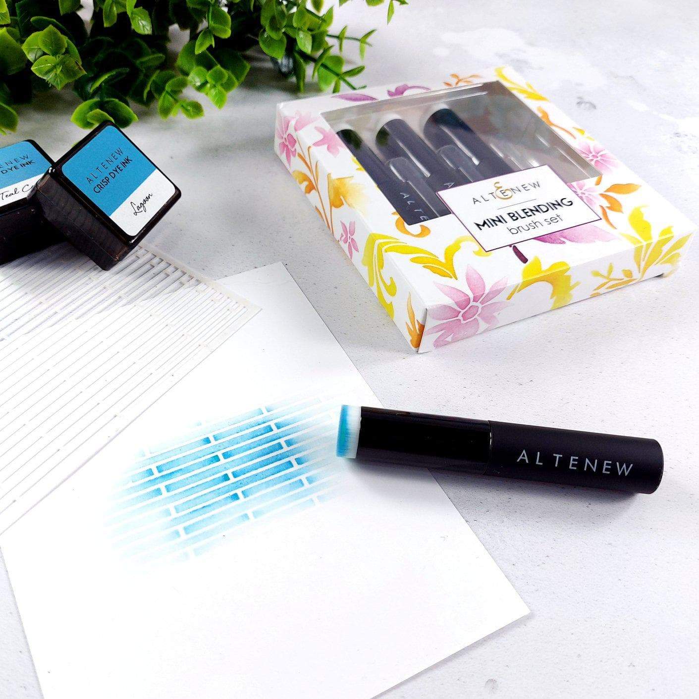 Altenew Mini Blending Brush Set alt6279 blue