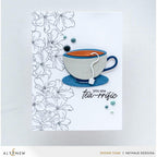 Altenew Mini Delight Afternoon Delights Stamp and Die Set alt10385bn blue