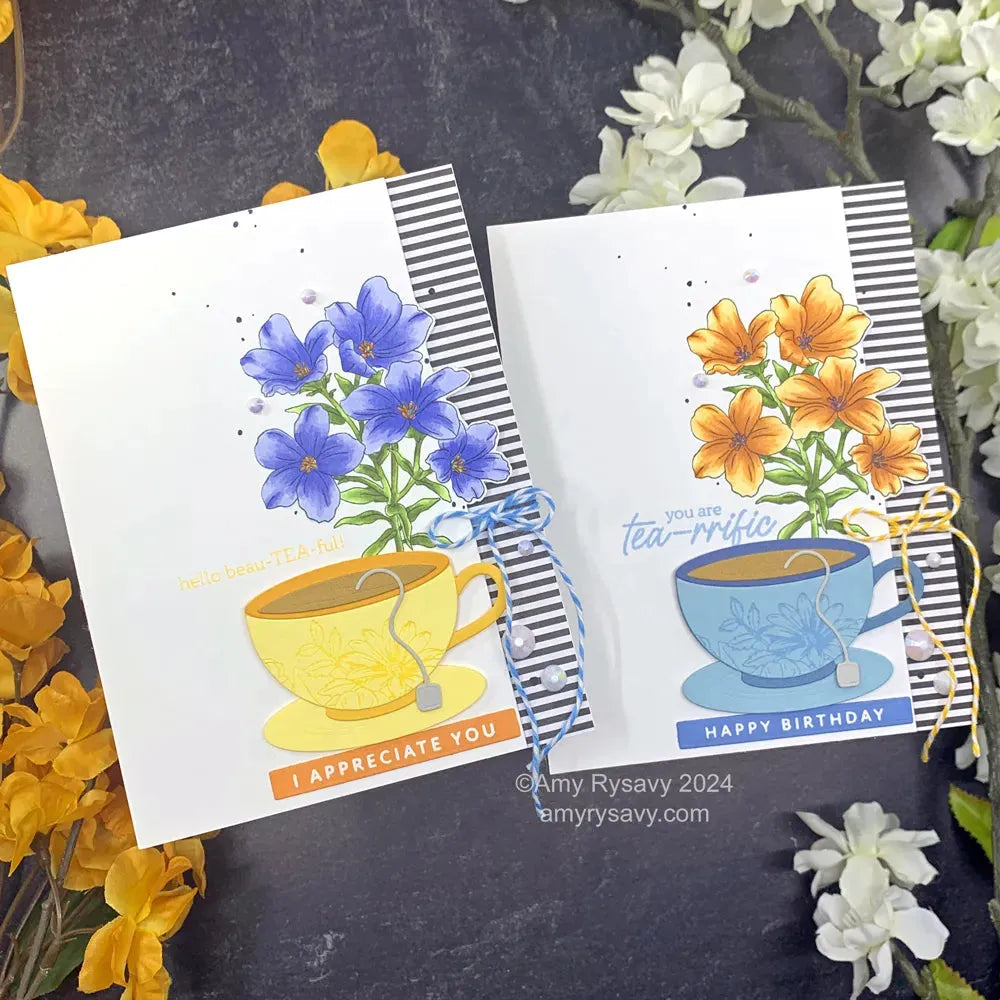 Altenew Mini Delight Afternoon Delights Stamp and Die Set alt10385bn happy birthday | color-code:ALT01