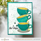 Altenew Mini Delight Afternoon Delights Stamp and Die Set alt10385bn tea cups
