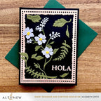 Altenew Mini Delight Apothecary Garden Stamp and Die Set alt11239bn black background