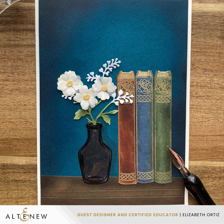 Altenew Mini Delight Apothecary Garden Stamp and Die Set alt11239bn books