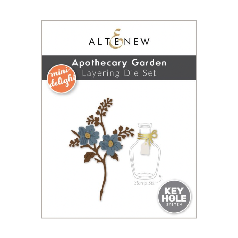 Altenew Mini Delight Apothecary Garden Stamp and Die Set alt11239bn image 2