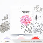 Altenew Mini Delight Blooming Lantana Stamp and Die Set alt11023bn pink