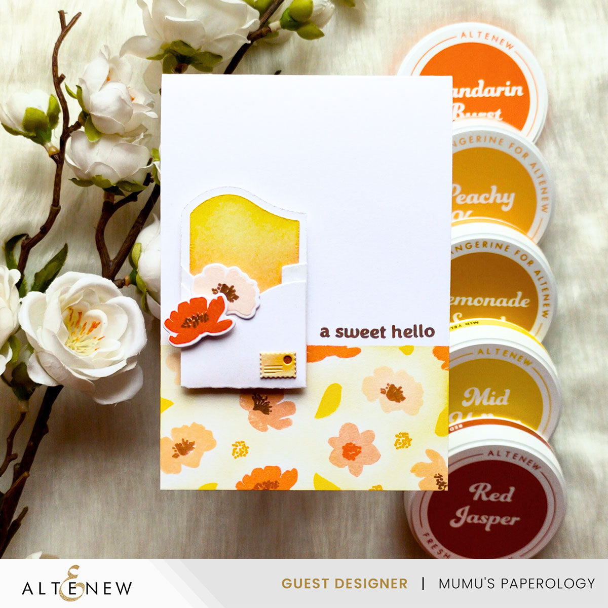 Altenew Mini Delight: Bridge to My Heart Stamp and Die Set alt10747bn hello