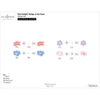 Altenew Mini Delight: Bridge to My Heart Stamp and Die Set alt10747bn layering guide 1
