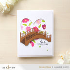 Altenew Mini Delight: Bridge to My Heart Stamp and Die Set alt10747bn love