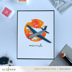 Altenew Mini Delight Enjoy the Flight Stamp and Die Set alt10947bn hi