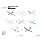 Altenew Mini Delight Enjoy the Flight Stamp and Die Set alt10947bn layering guide
