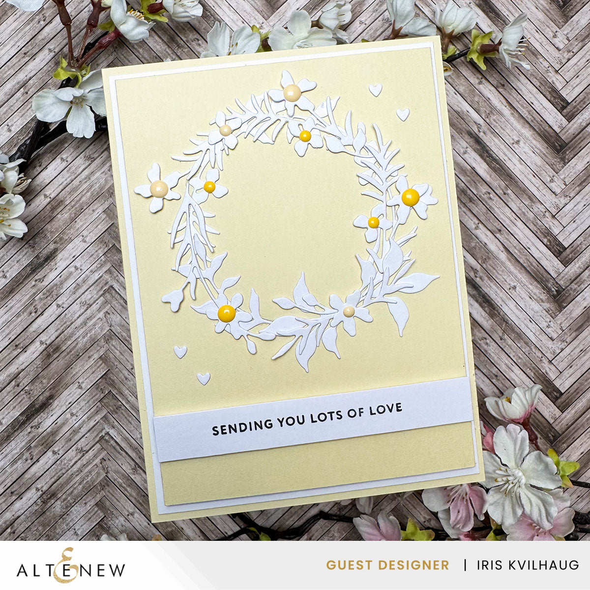 Altenew Mini Delight Expressions of the Heart Stamp and Die Set alt11207bn love