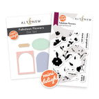 Altenew Mini Delight Fabulous Flowers Clear Stamp and Die Set alt10774bn