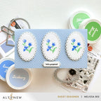 Altenew Mini Delight Fabulous Flowers Clear Stamp and Die Set alt10774bn hello