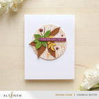 Altenew Mini Delight Garden Friend Stamp and Die Set alt10971bn woodgrain