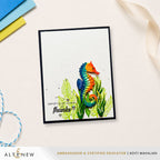 Altenew Mini Delight Graceful Seahorse Stamp and Die Set alt11348bn thank you