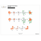 Altenew Mini Delight Nestled Whimsy Stamp and Die Set alt11133bn layering guide 1