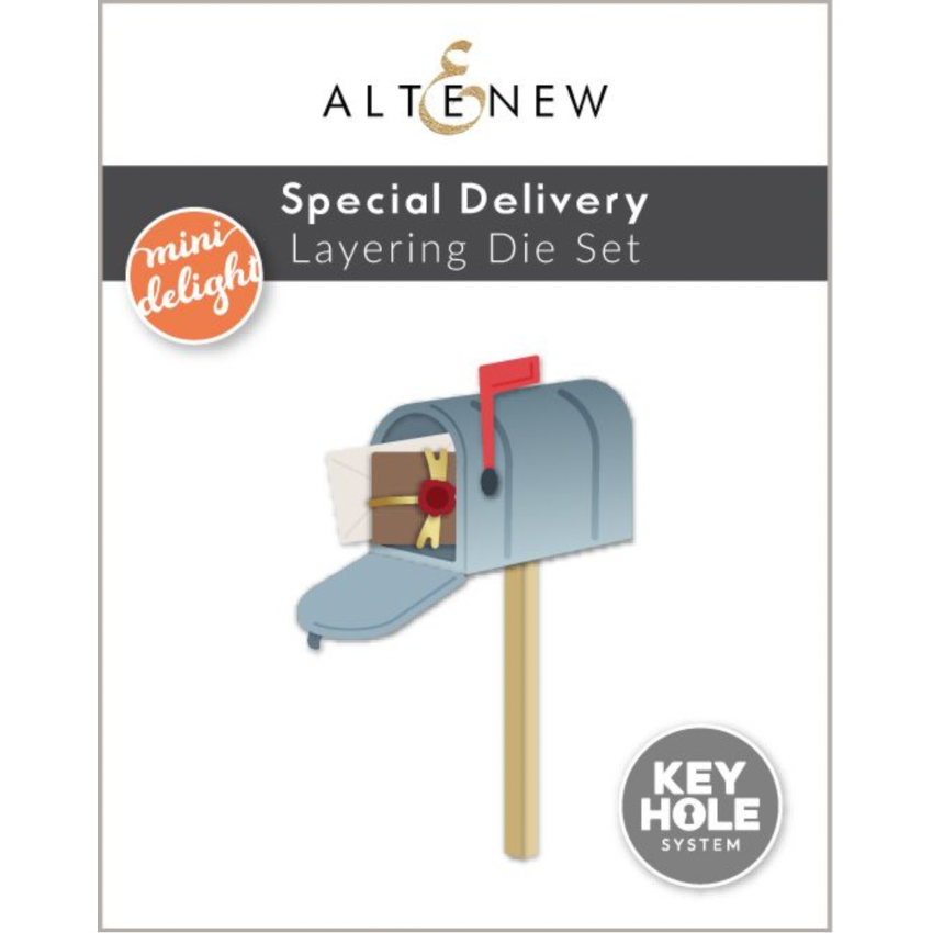 Altenew Mini Delight Special Delivery Stamp and Die Set alt11451bn product image 2