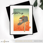 Altenew Mini Delight Special Delivery Stamp and Die Set alt11451bn sending hugs card