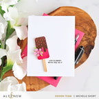 Altenew Mini Delight Sweet Popsicles Clear Stamp and Die Set alt11510bn life is sweet card