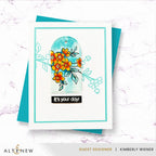 Altenew Mini Delight Time to Celebrate Stamp and Die Set alt10897bn flowers