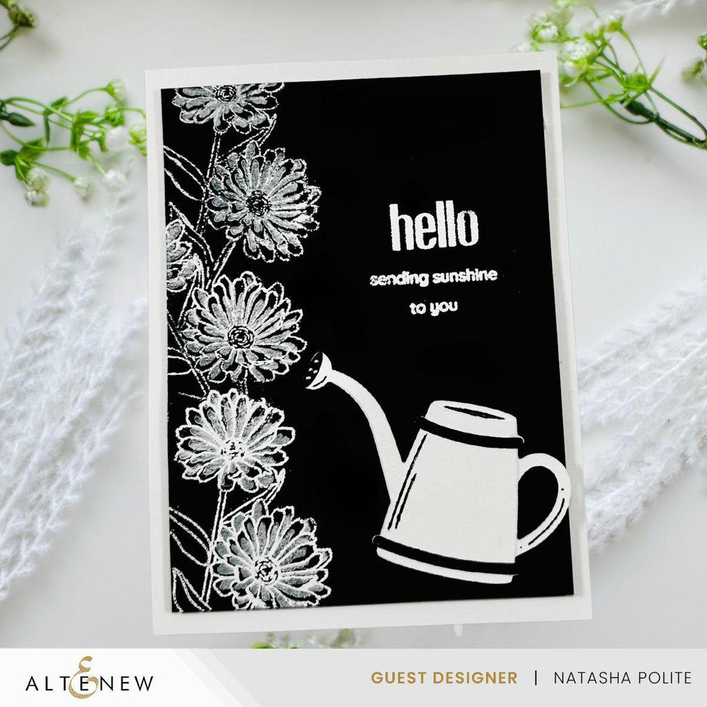 Altenew Mini Delight Watering Daisies Stamp and Die Set alt10294bn