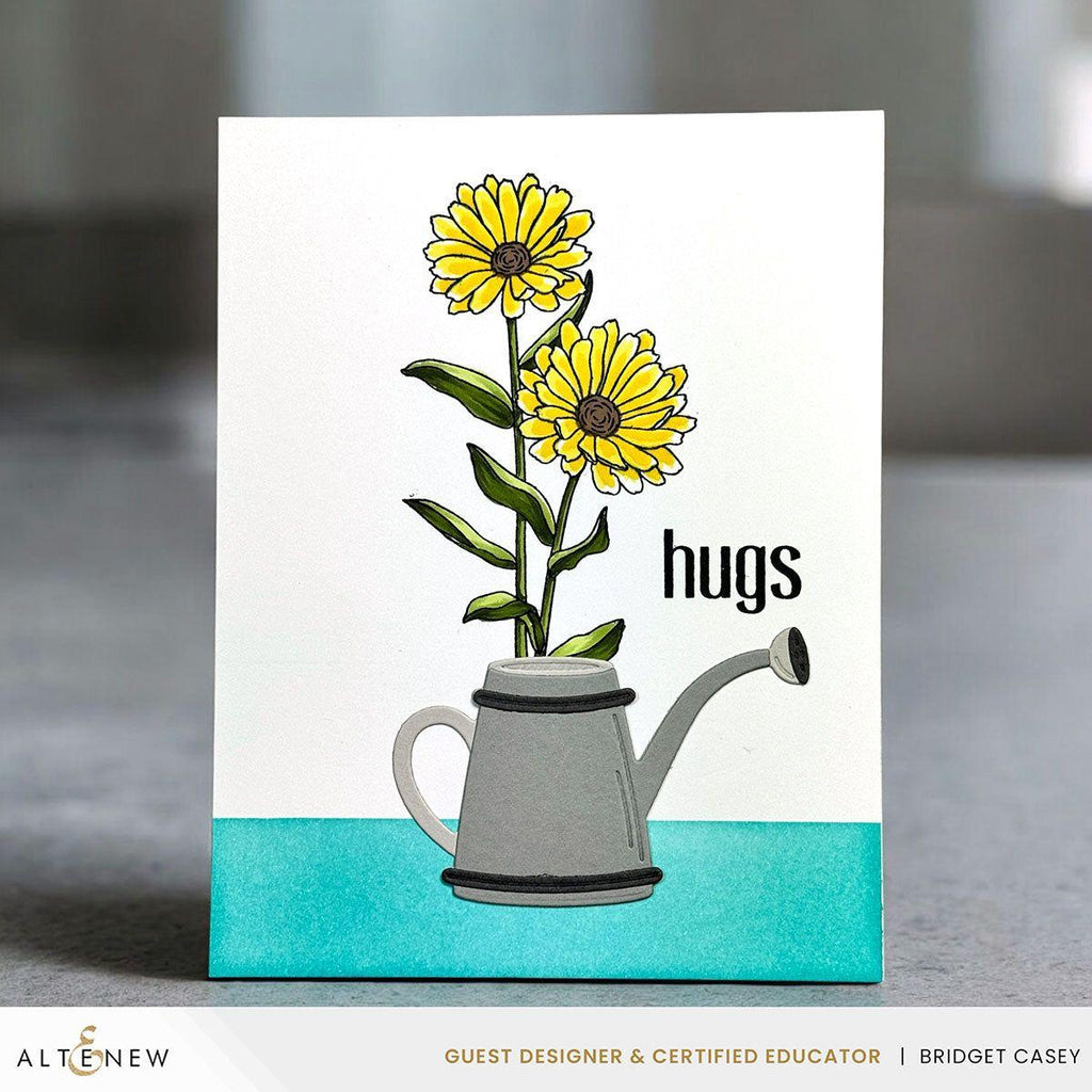 Altenew Mini Delight Watering Daisies Stamp and Die Set alt10294bn