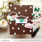 Altenew Mini Double Hearts Wax Seal Stamp alt10704 xoxo