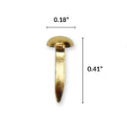 Altenew Mini Gold Brads alt10997 measurements