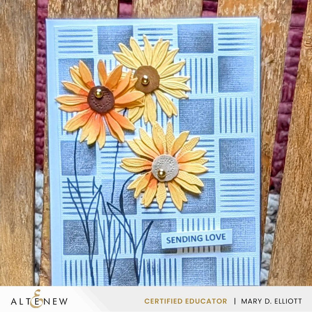 Altenew Mini Gold Brads alt10997 sunflowers