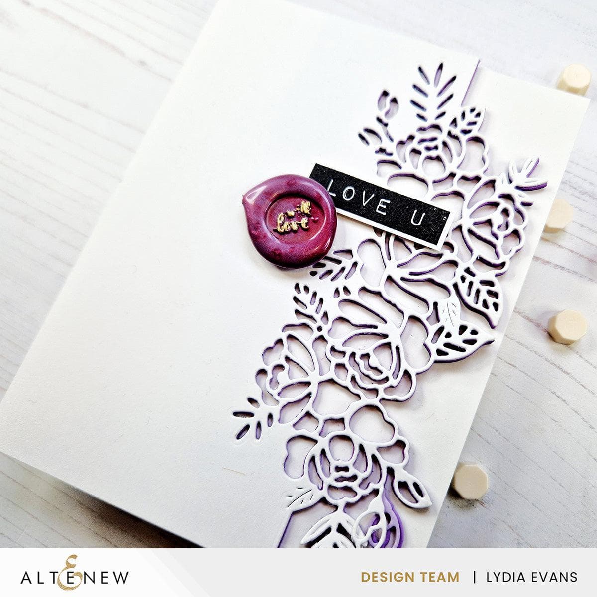 Altenew Mini With Love Wax Seal Stamp alt10708 love u