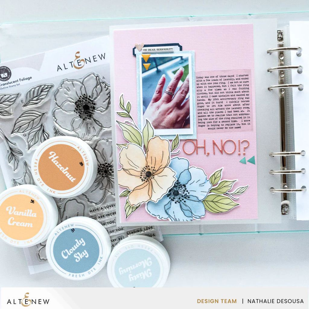 Altenew Misty Morning Fresh Dye Ink Pad alt8526 flowers