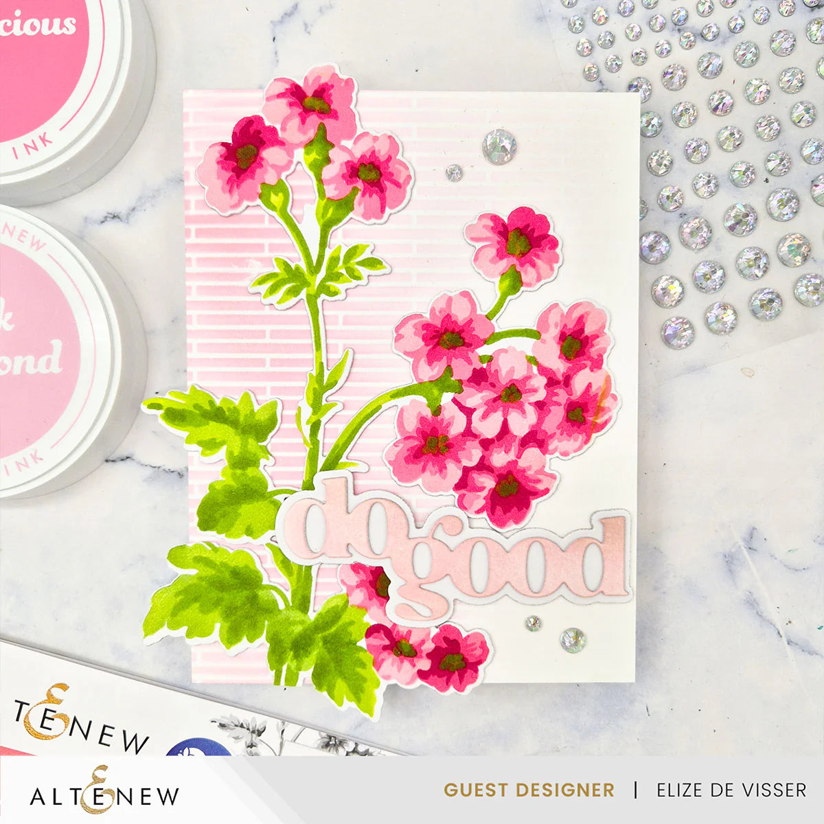 Altenew Moss Fresh Dye Ink Pad alt8341 flowers
