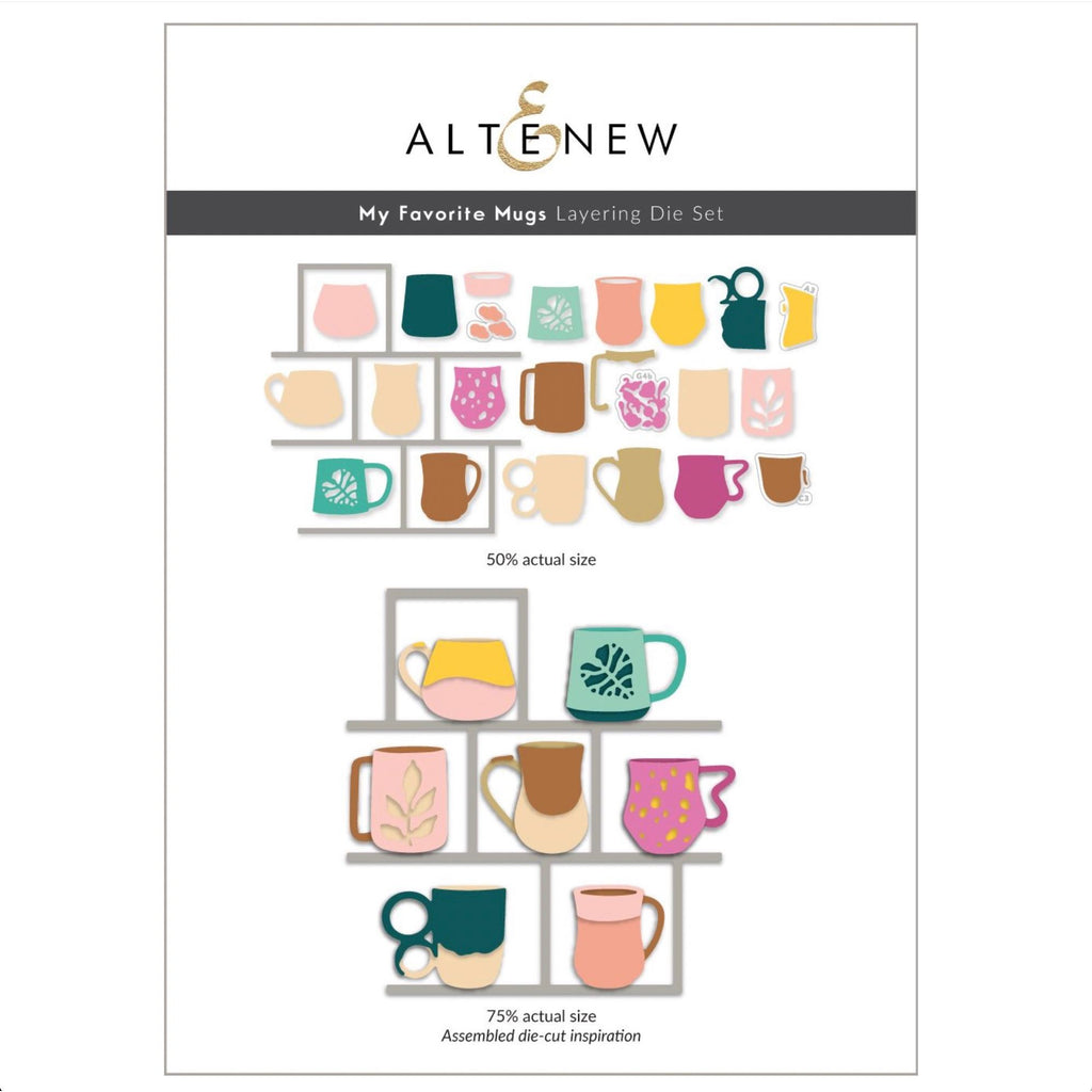 Altenew My Favorite Mugs Layering Dies alt11008